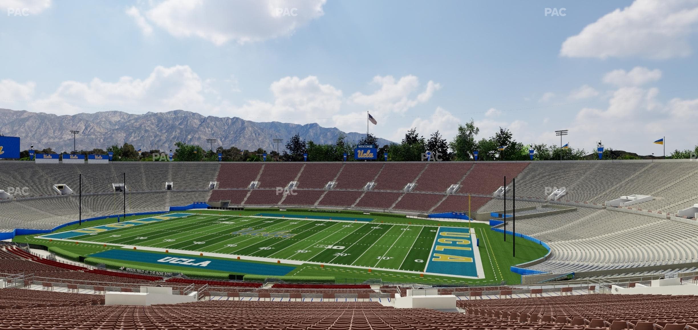Rose Bowl Stadium - Section Upper 21 L Seat View