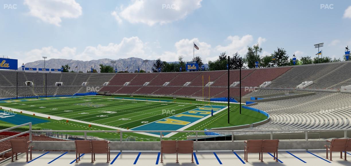 Rose Bowl Stadium - Section Upper 22 H Seat View