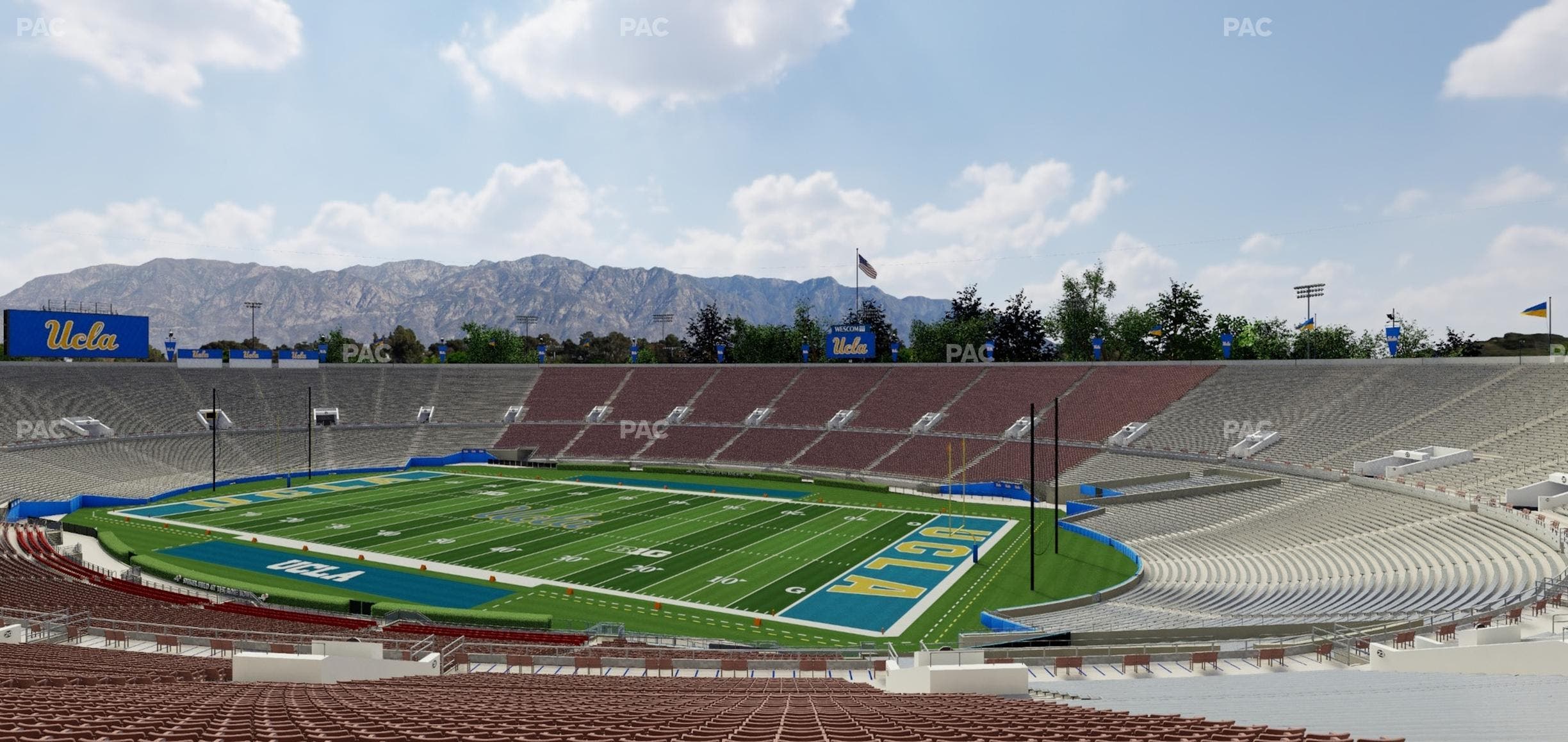 Rose Bowl Stadium - Section Upper 22 L Seat View