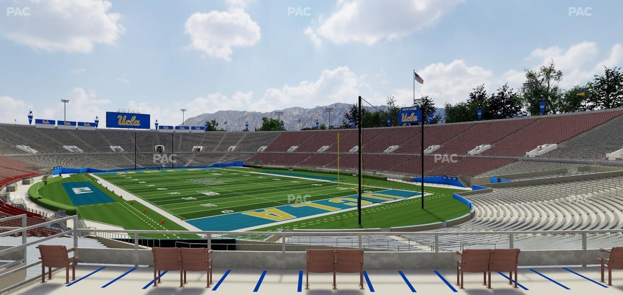 Rose Bowl Stadium - Section Upper 23 H Seat View