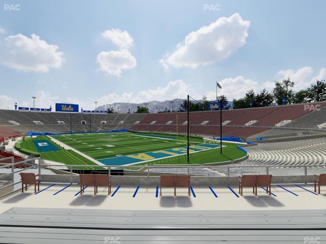 Rose Bowl Stadium - Section Upper 23 H Seat View