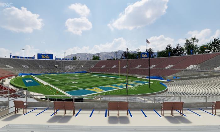 Rose Bowl Stadium - Section Upper 23 H Seat View