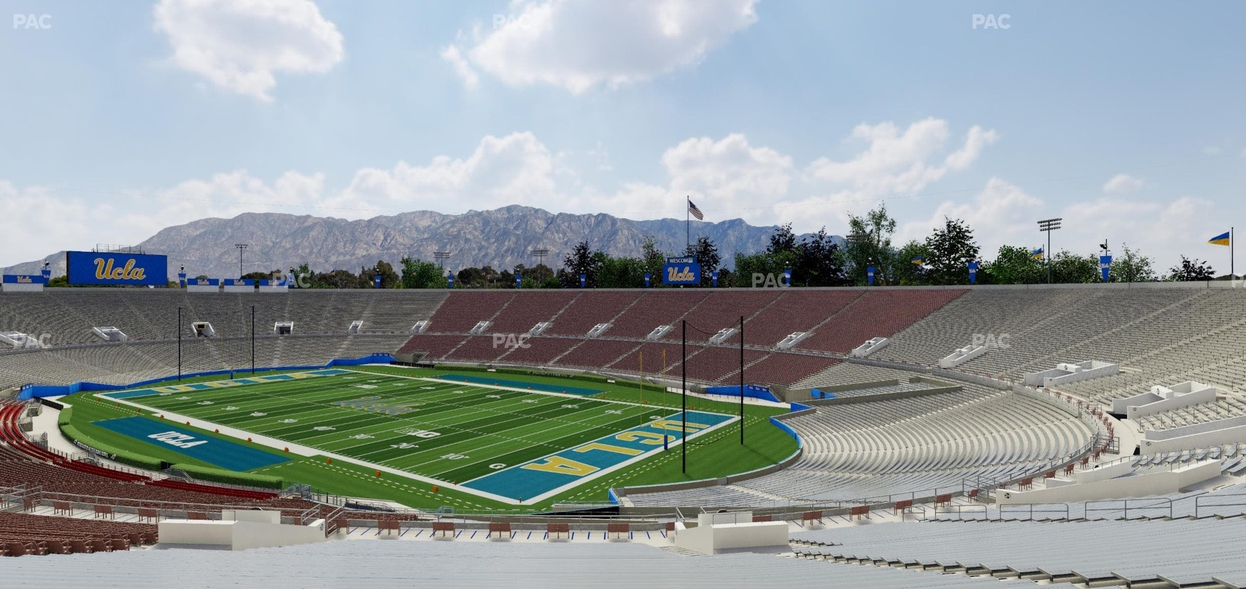 Rose Bowl Stadium - Section Upper 23 L Seat View