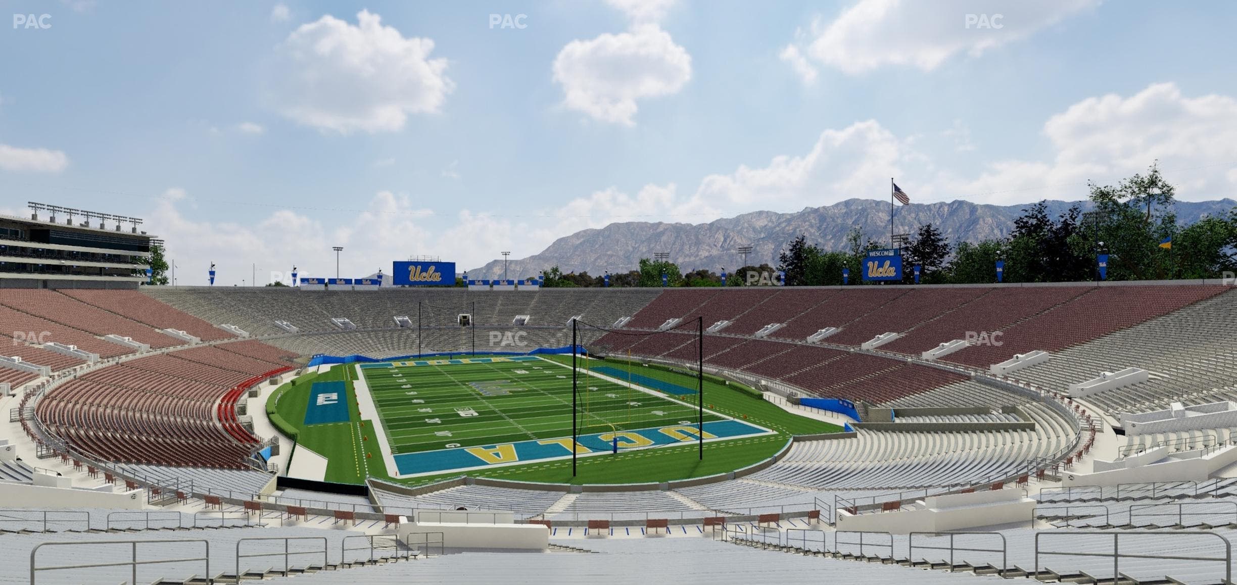 Rose Bowl Stadium - Section Upper 24 H Seat View