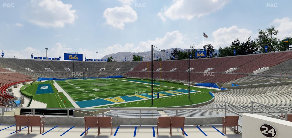 Rose Bowl Stadium - Section Upper 24 L Seat View