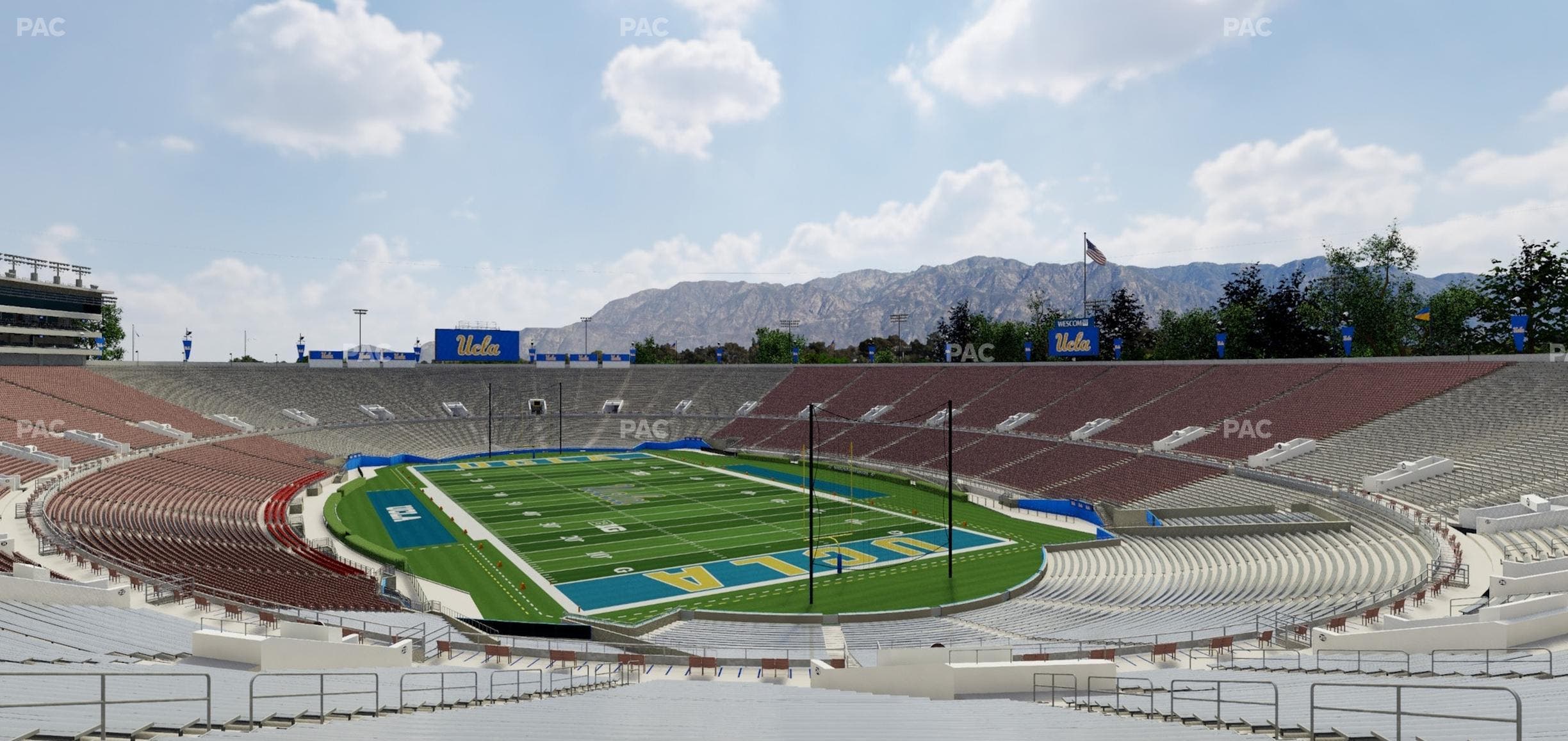 Rose Bowl Stadium - Section Upper 24 L Seat View