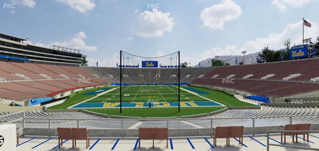 Rose Bowl Stadium - Section Upper 25 H Seat View