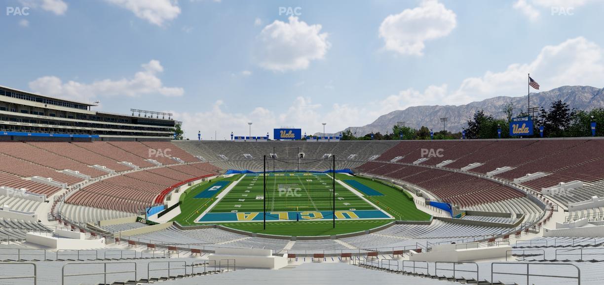 Rose Bowl Stadium - Section Upper 25 H Seat View