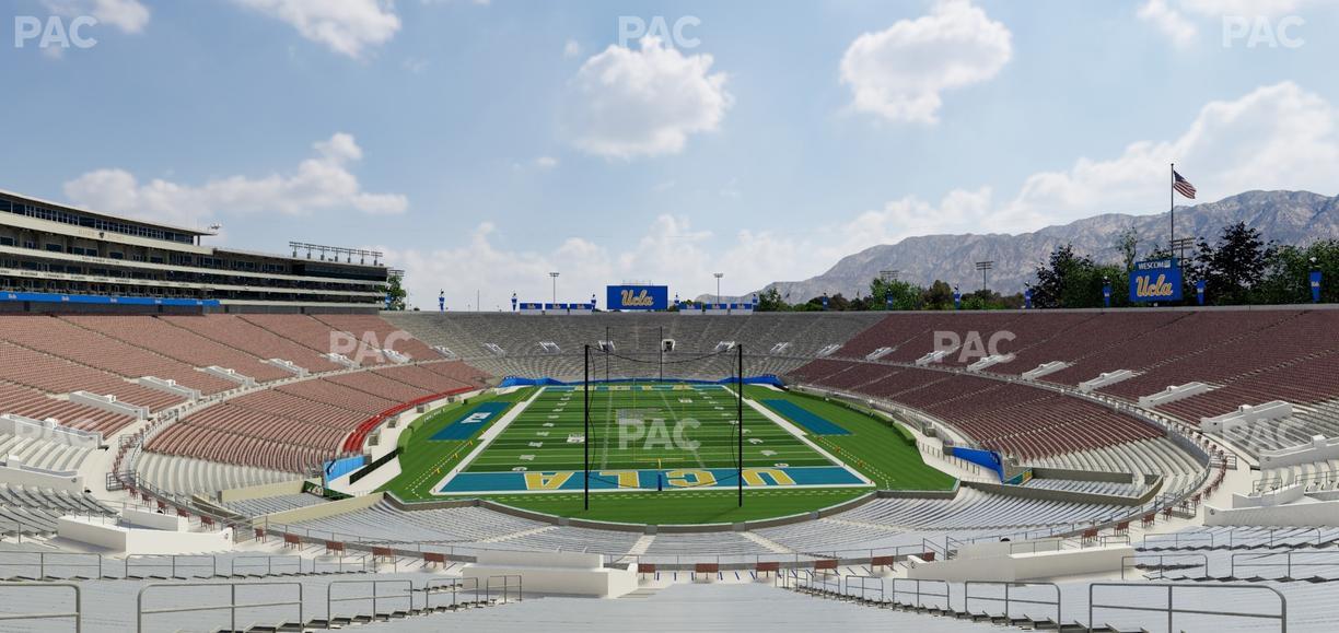 Rose Bowl Stadium - Section Upper 25 H Seat View
