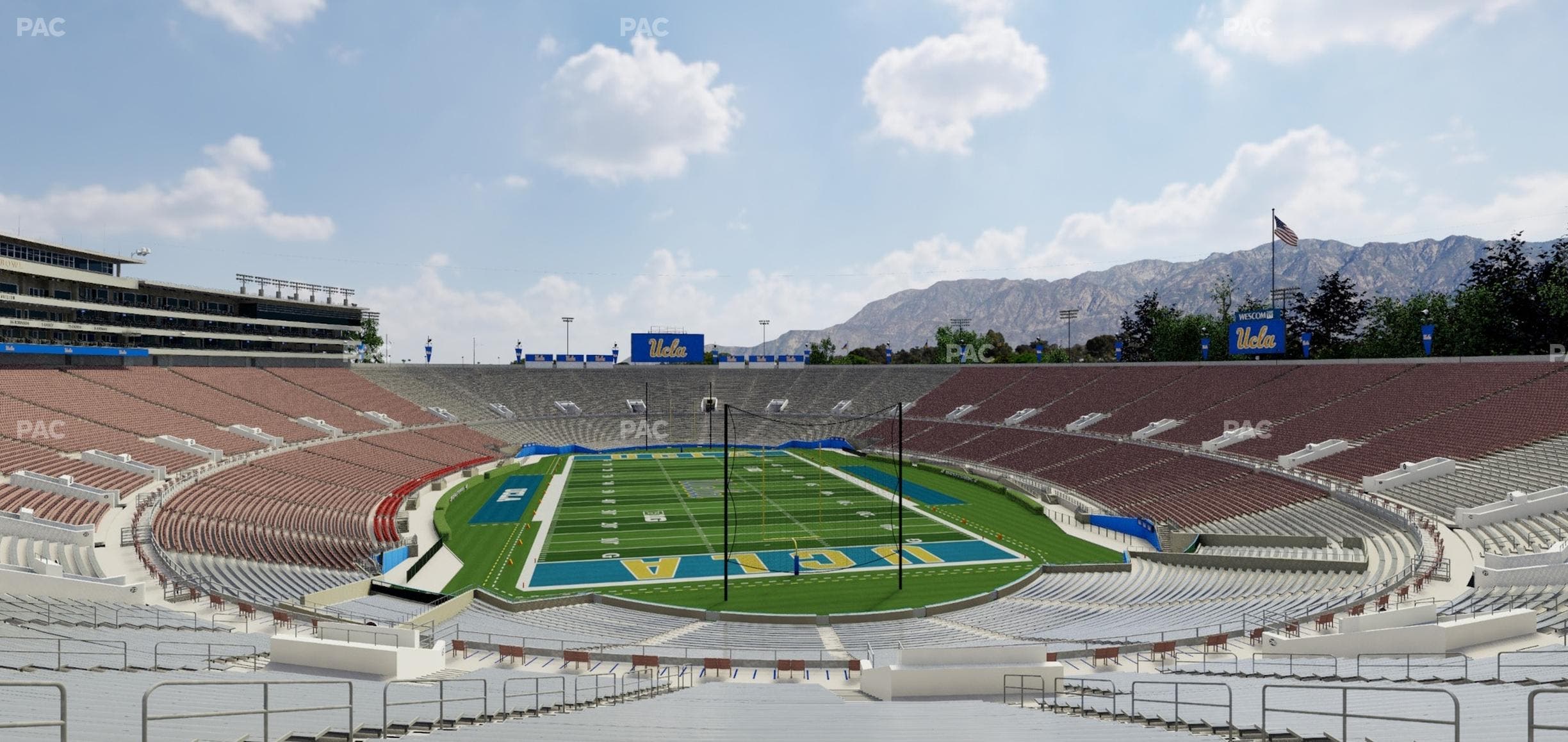 Rose Bowl Stadium - Section Upper 25 L Seat View