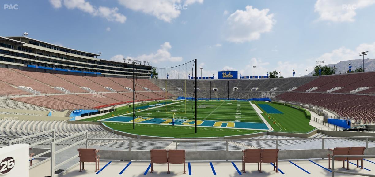 Rose Bowl Stadium - Section Upper 26 H Seat View