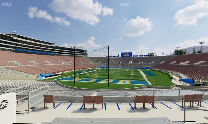 Rose Bowl Stadium - Section Upper 26 H Seat View