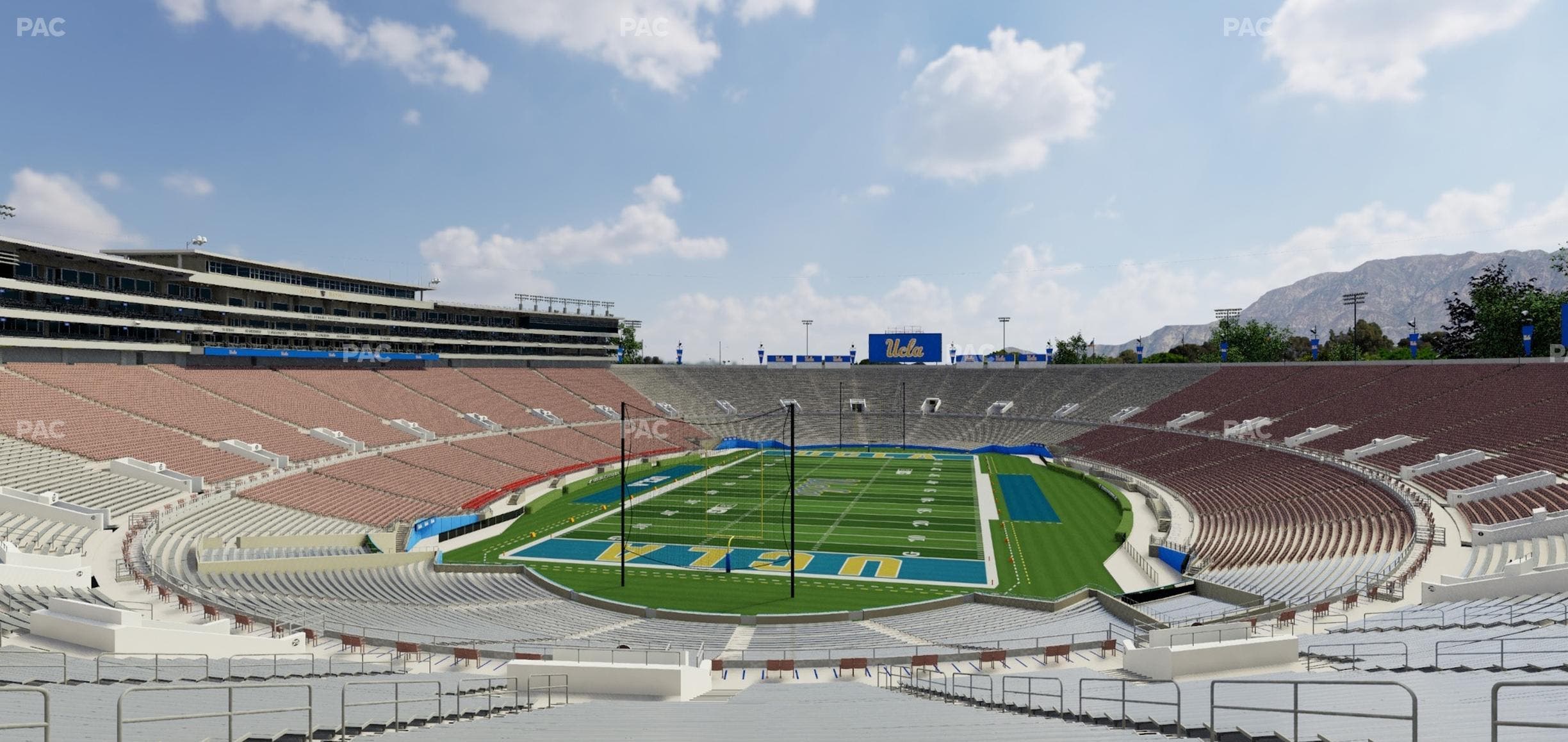 Rose Bowl Stadium - Section Upper 26 H Seat View