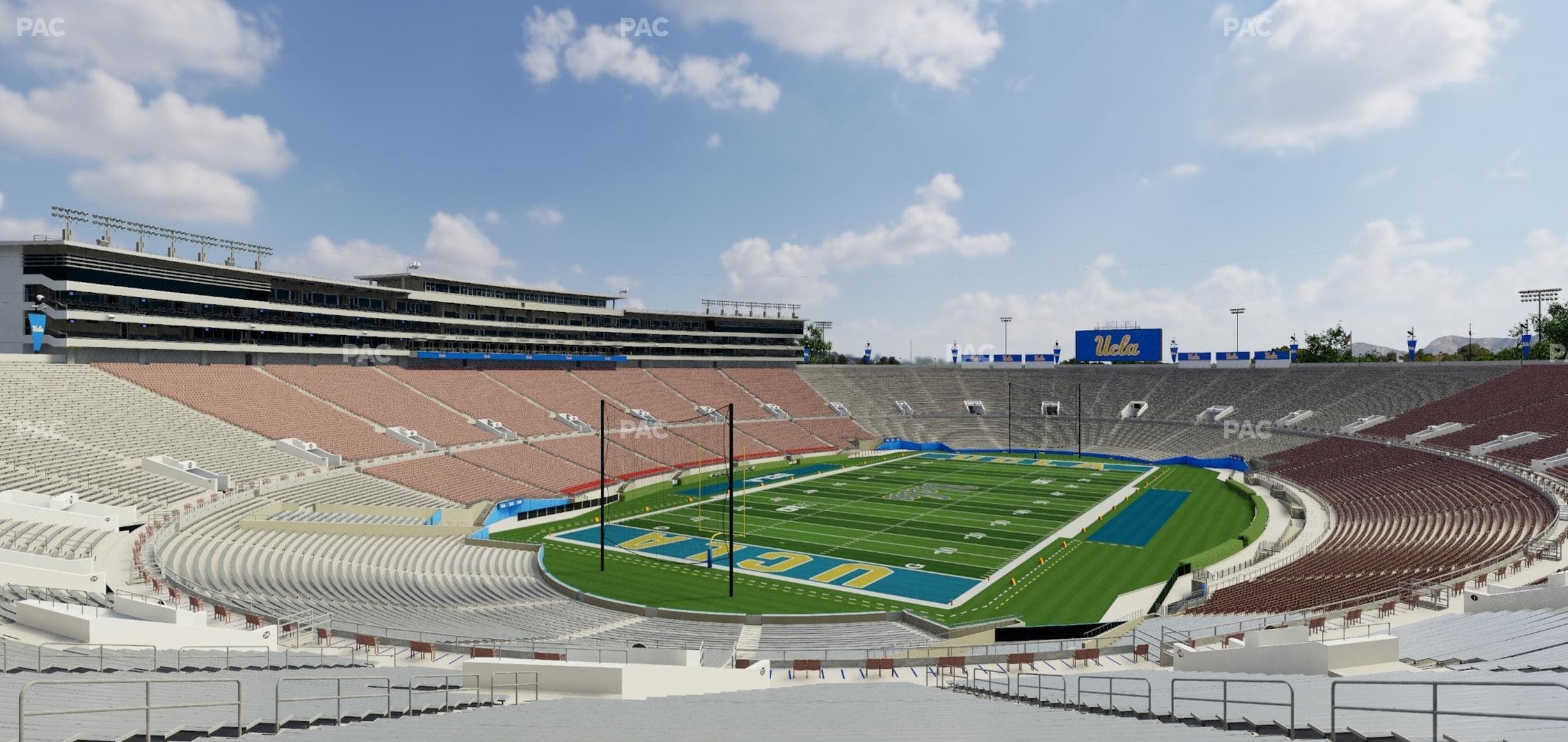 Rose Bowl Stadium - Section Upper 27 H Seat View