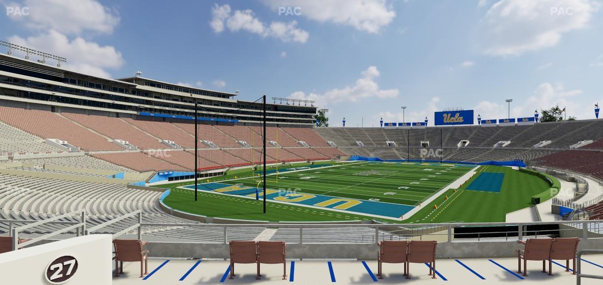 Rose Bowl Stadium - Section Upper 27 H Seat View