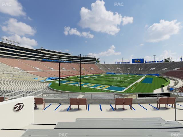 Rose Bowl Stadium - Section Upper 27 H Seat View