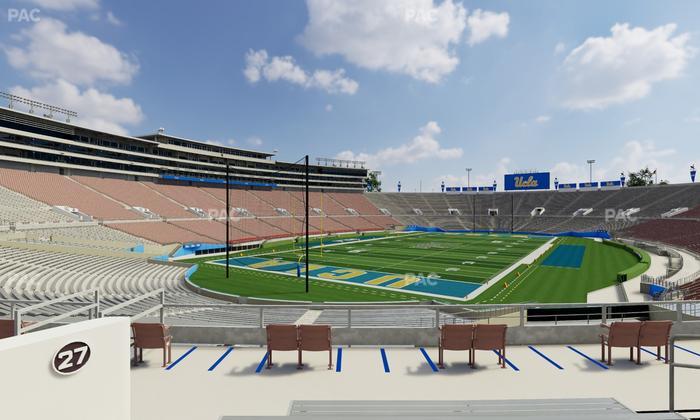 Rose Bowl Stadium - Section Upper 27 H Seat View