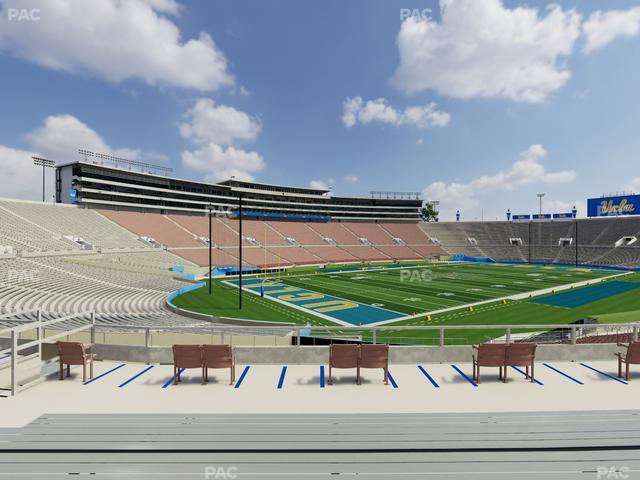 Rose Bowl Stadium - Section Upper 28 H Seat View
