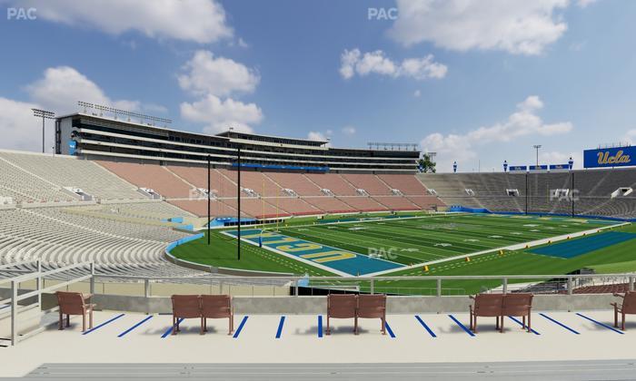 Rose Bowl Stadium - Section Upper 28 H Seat View