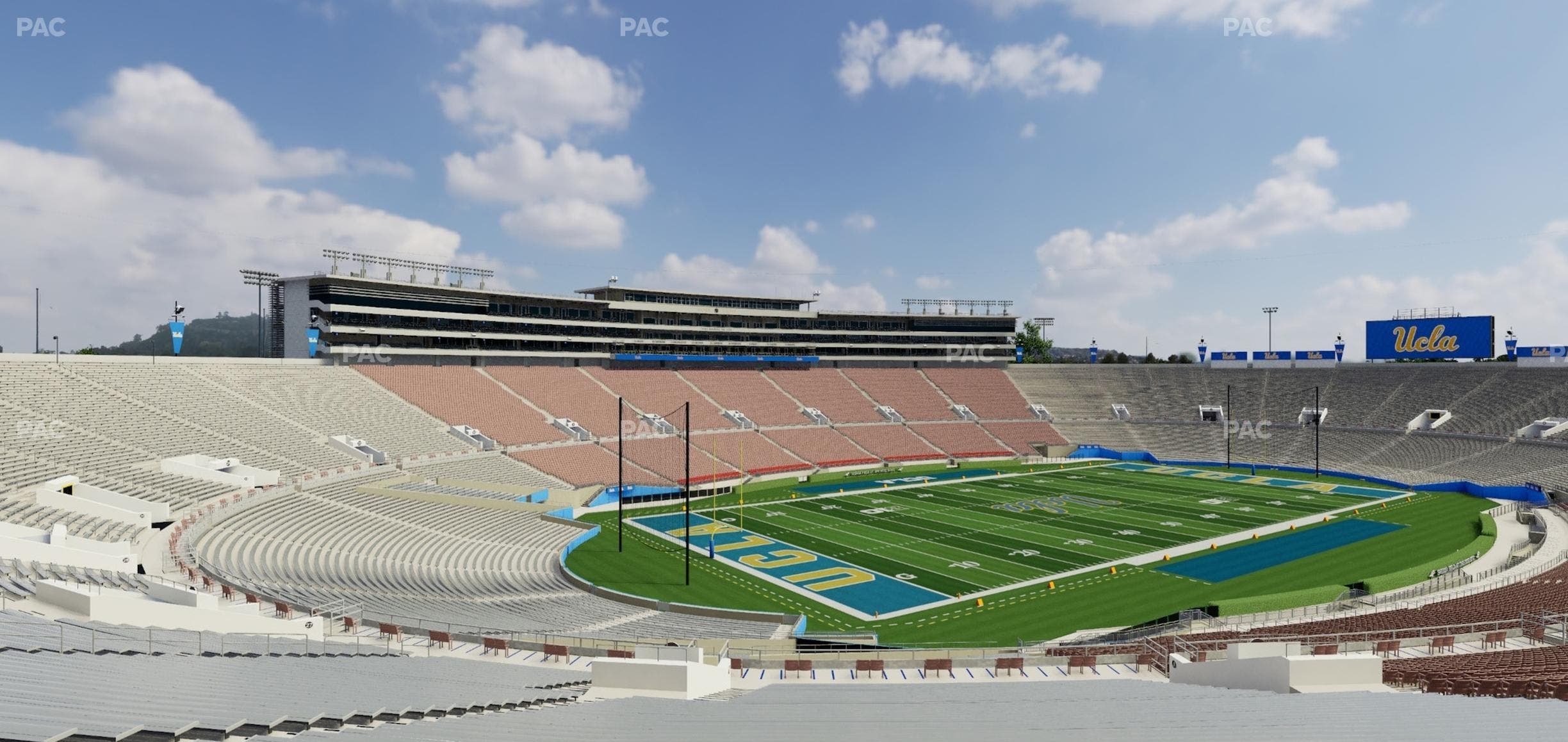Rose Bowl Stadium - Section Upper 28 H Seat View