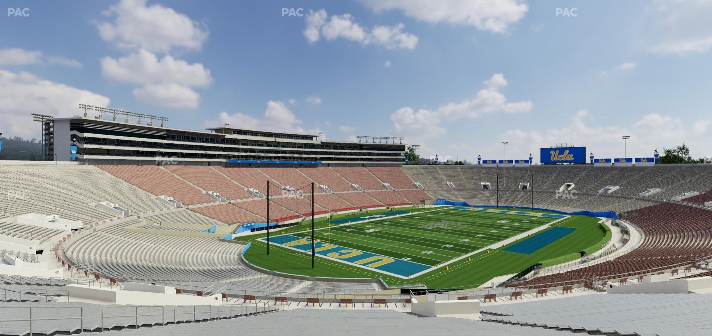 Rose Bowl Stadium - Section Upper 28 L Seat View
