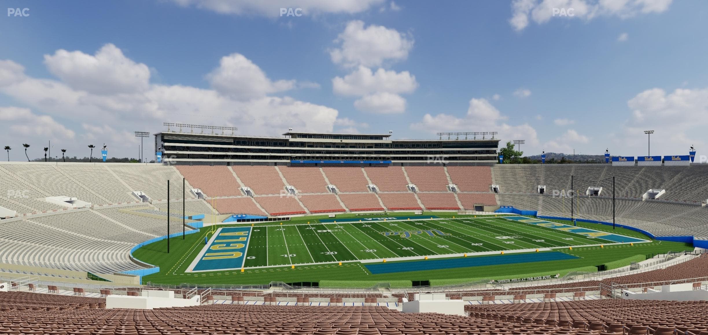 Rose Bowl Stadium - Section Upper 3 L Seat View