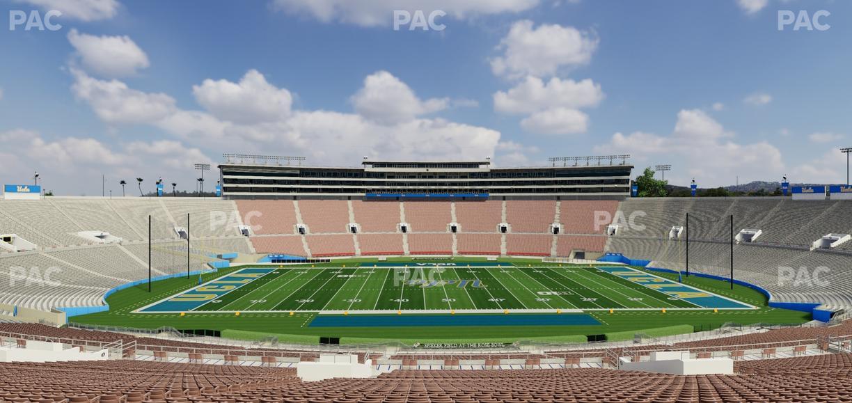 Rose Bowl Stadium - Section Upper 4 H Seat View