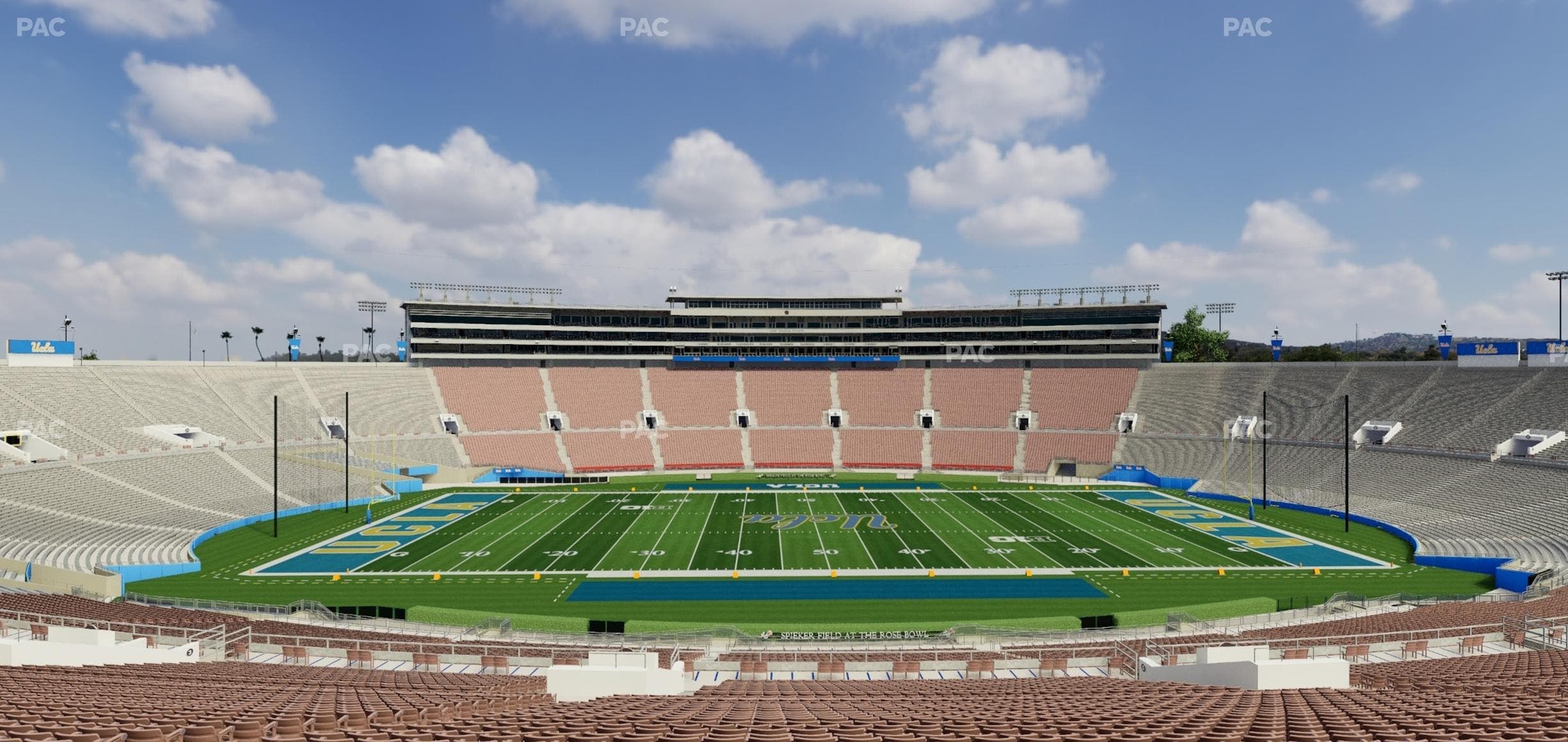 Rose Bowl Stadium - Section Upper 4 H Seat View