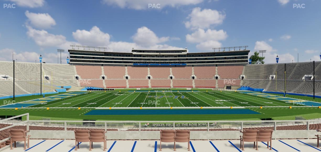 Rose Bowl Stadium - Section Upper 4 H Seat View