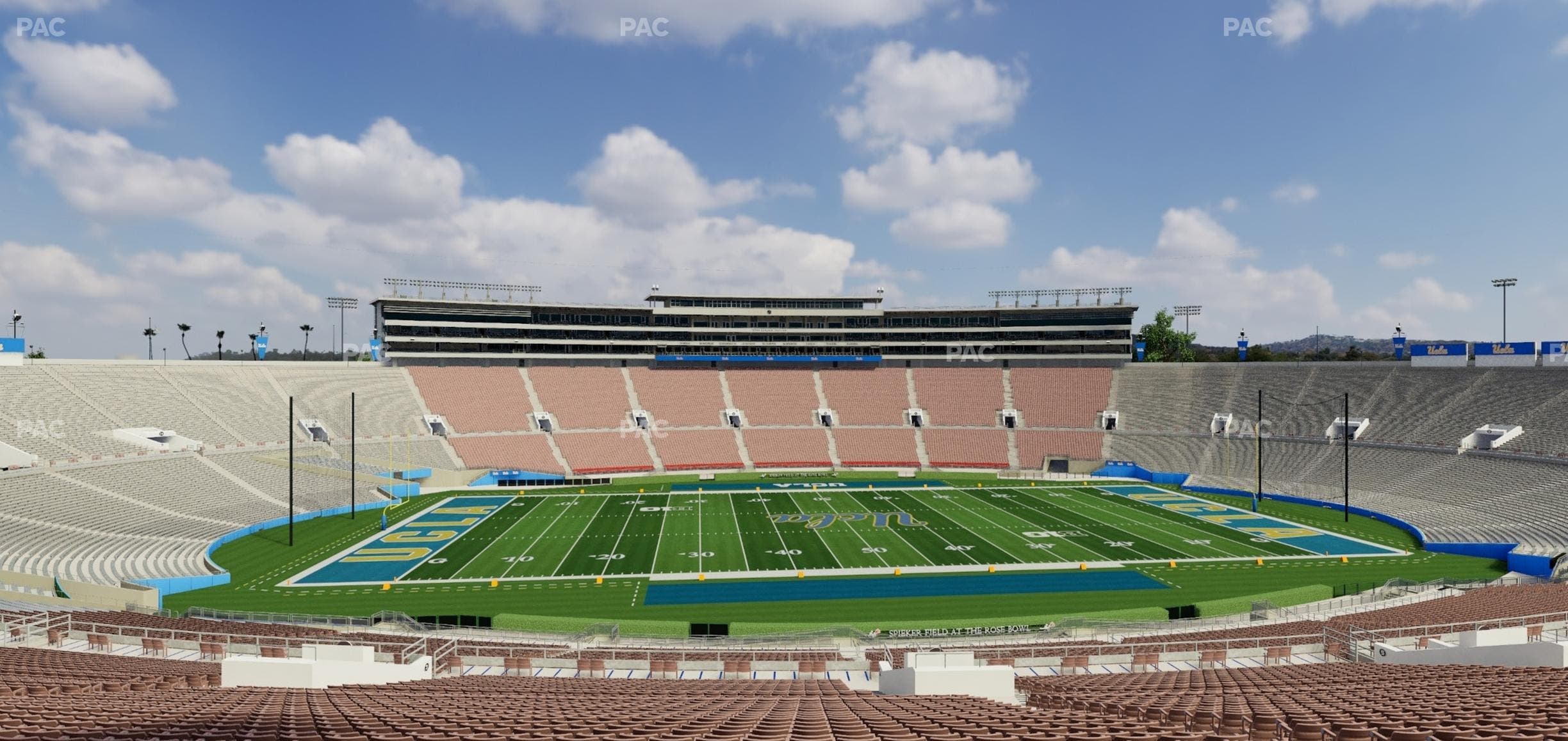Rose Bowl Stadium - Section Upper 4 L Seat View