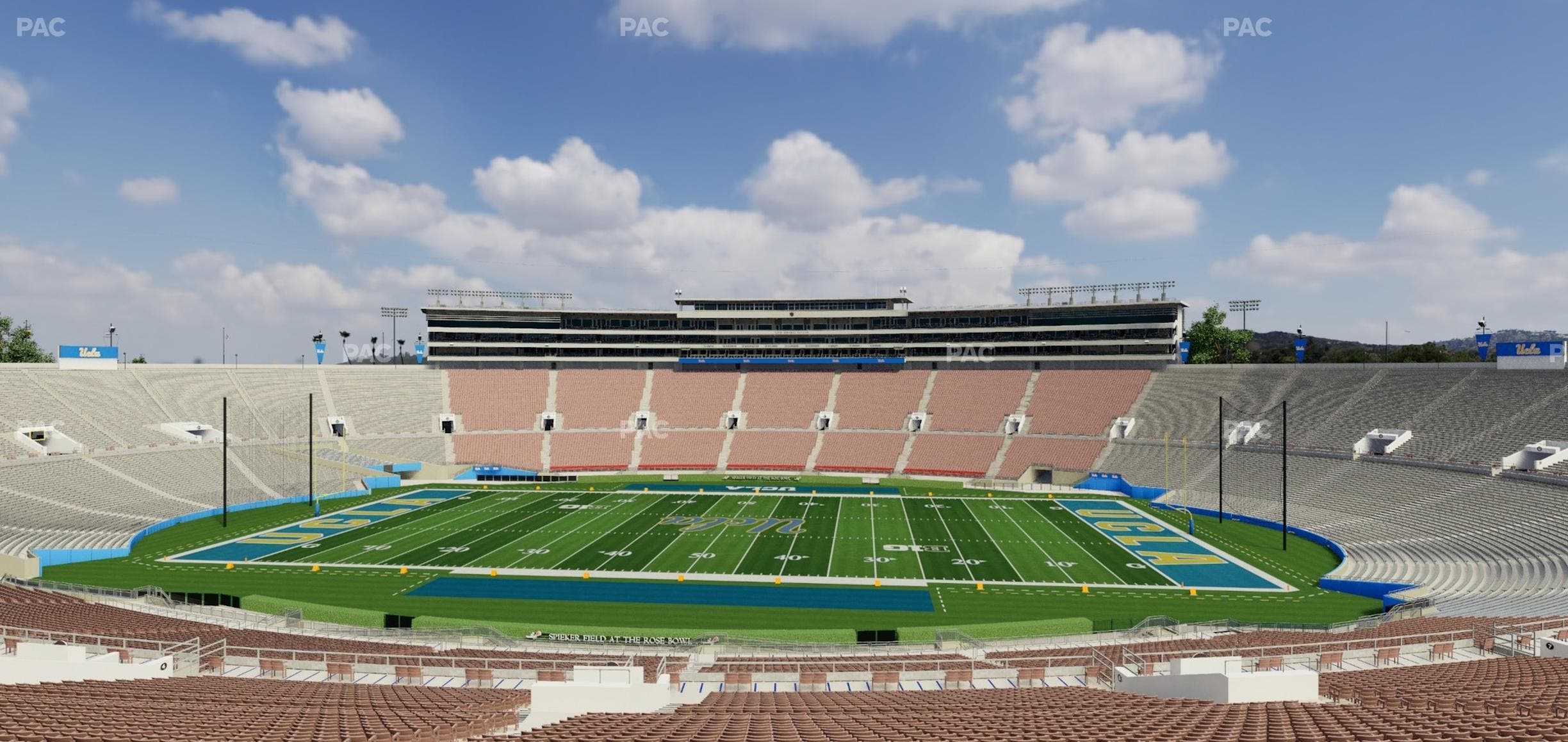 Rose Bowl Stadium - Section Upper 5 H Seat View