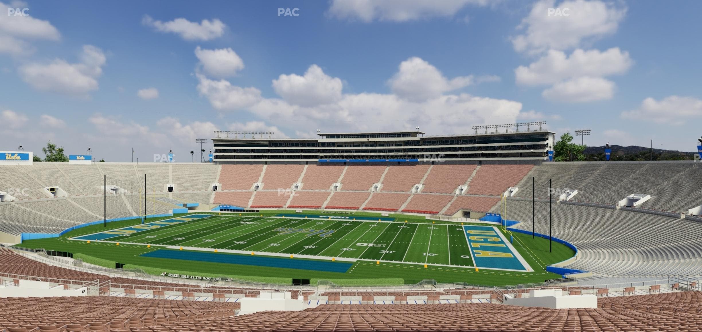 Rose Bowl Stadium - Section Upper 6 H Seat View