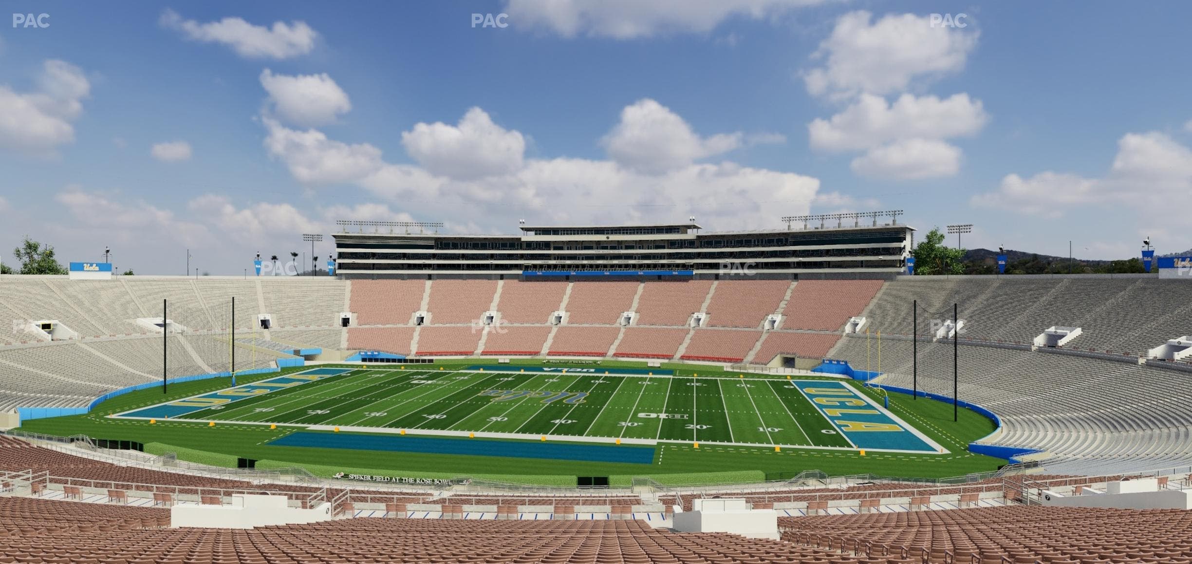 Rose Bowl Stadium - Section Upper 6 L Seat View
