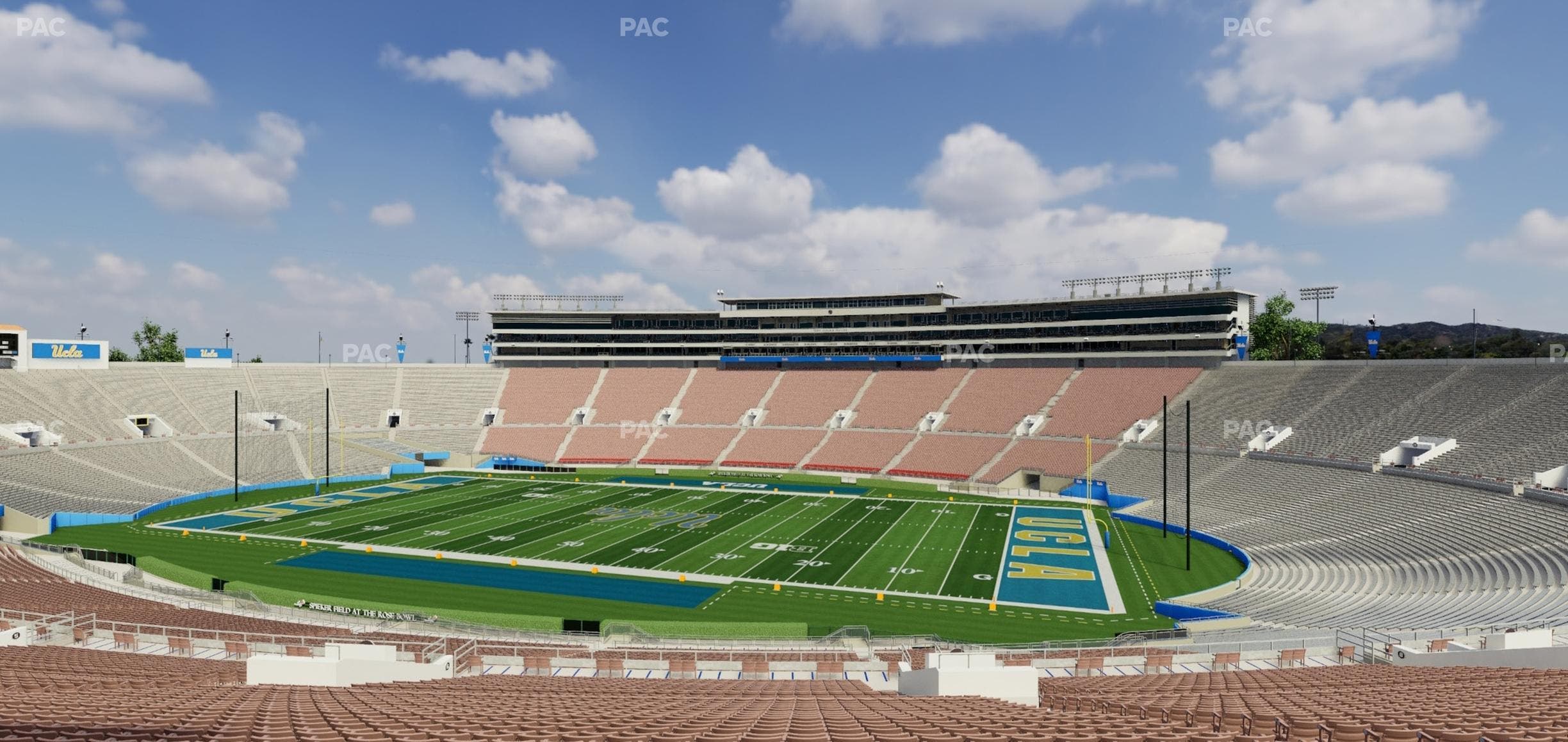 Rose Bowl Stadium - Section Upper 7 L Seat View