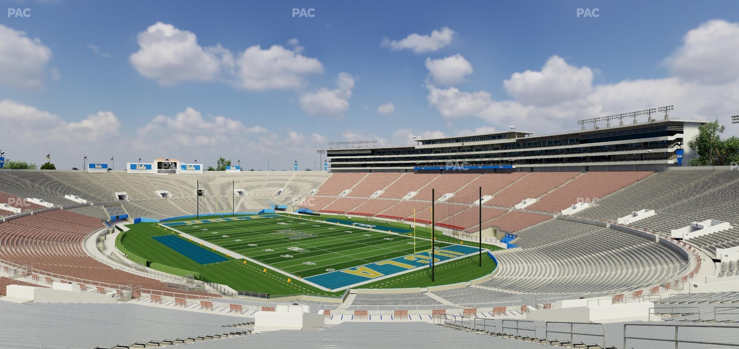 Rose Bowl Stadium - Section Upper 9 H Seat View