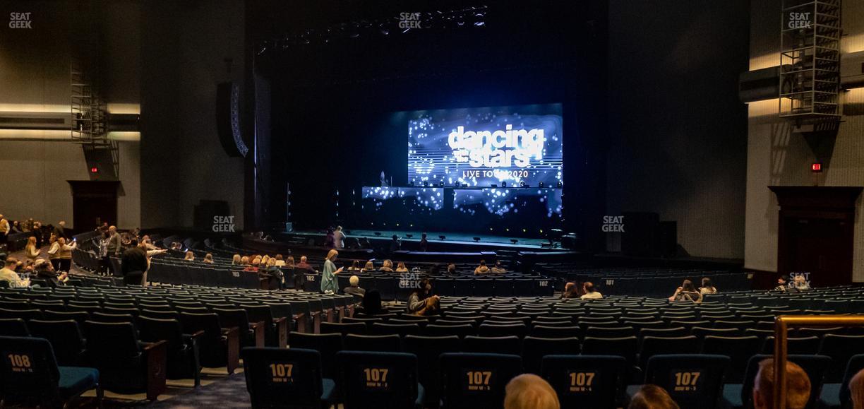 Rosemont Theatre - Section 107 Seat View