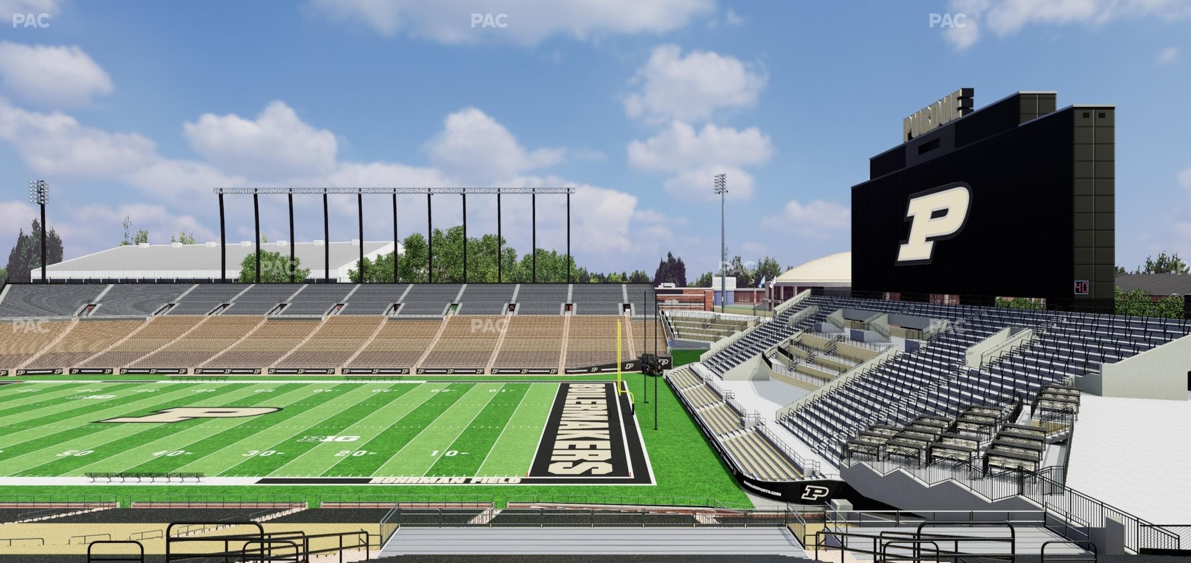 Ross Ade Stadium - Section 129 Seat View