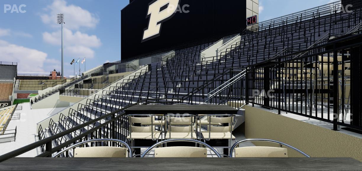 Ross Ade Stadium - Section Junction Terrace Table 3 Seat View