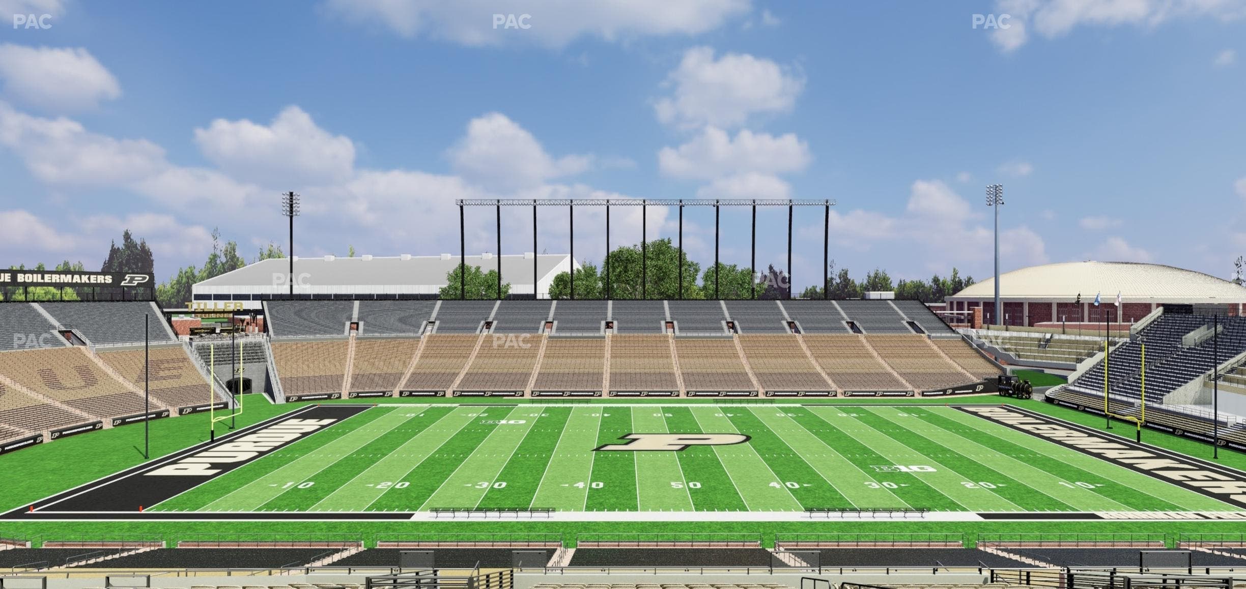 Ross Ade Stadium - Section Shively Club 3 Seat View