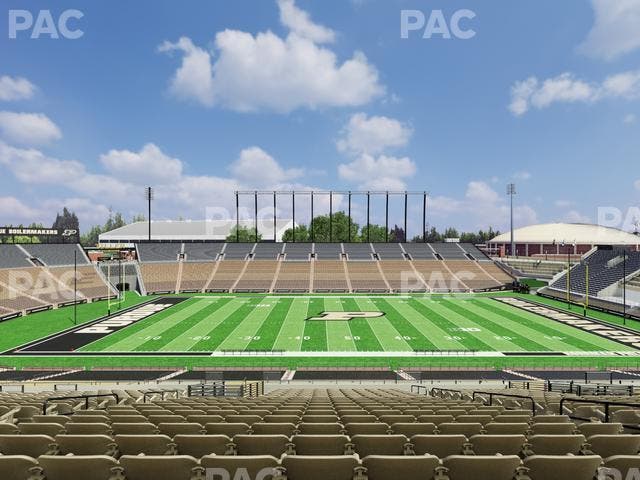Ross Ade Stadium - Section Shively Club 3 Seat View