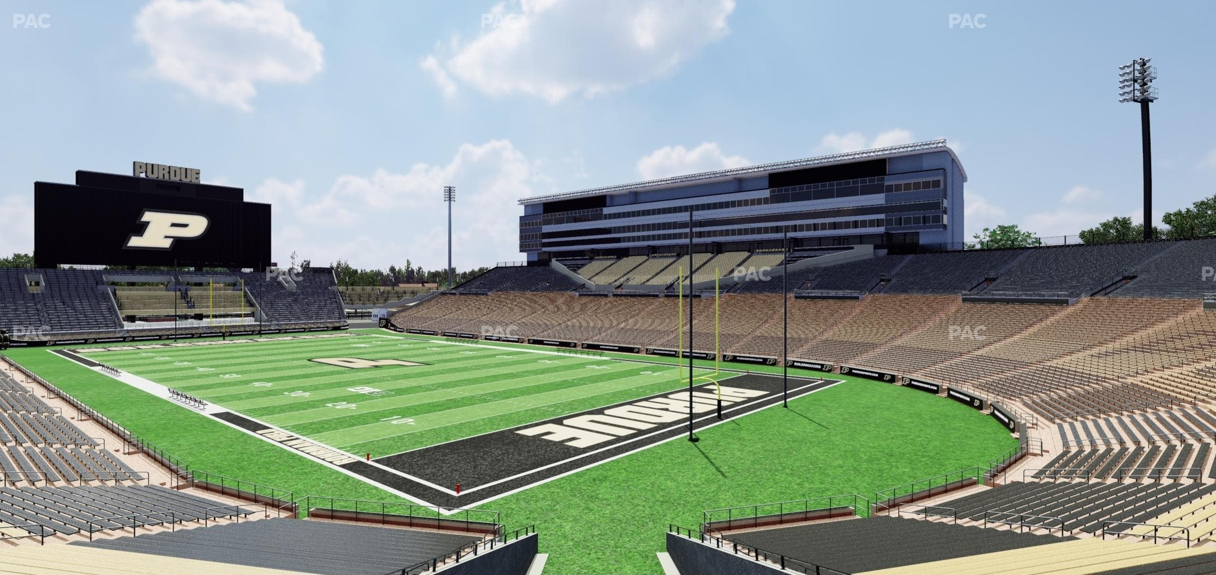 Ross Ade Stadium - Section The Rail Yard Seat View