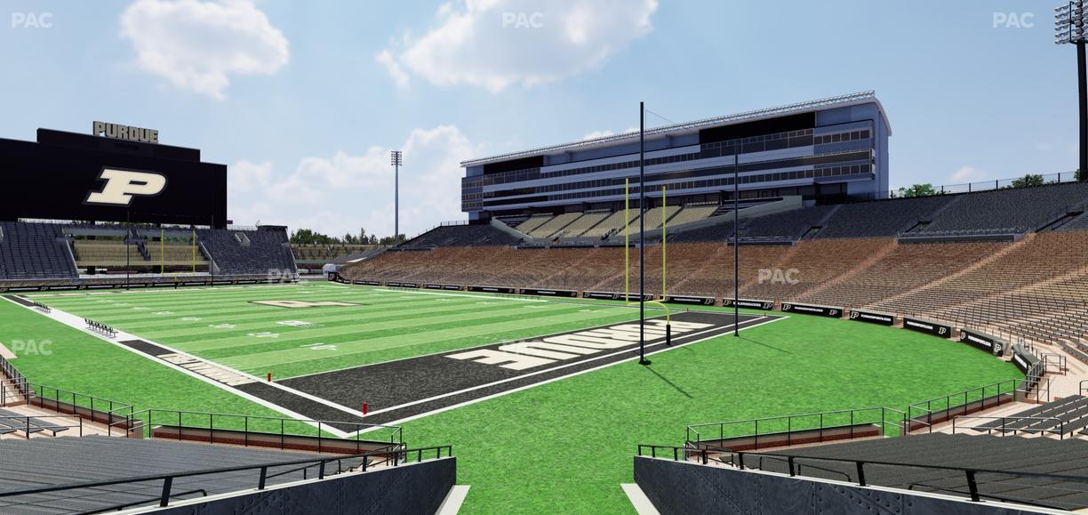 Ross Ade Stadium - Section The Rail Yard Seat View