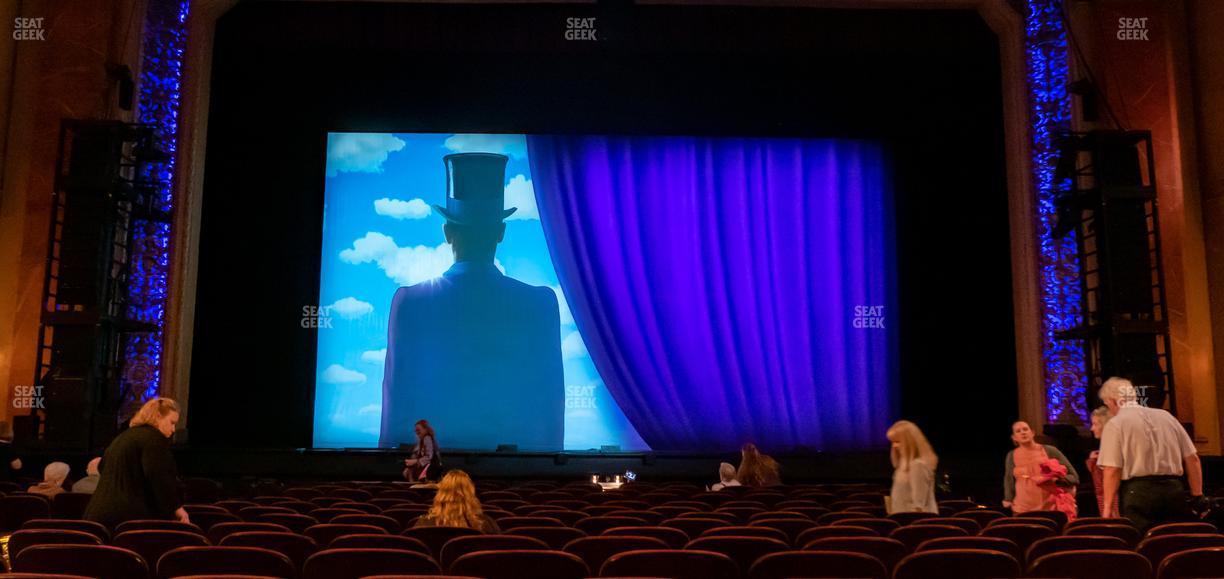 Saenger Theatre - New Orleans - Section Orchestra Center Seat View
