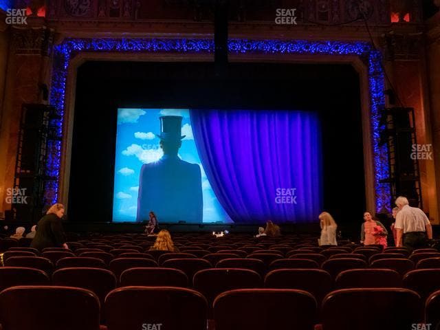 Saenger Theatre - New Orleans - Section Orchestra Center Seat View