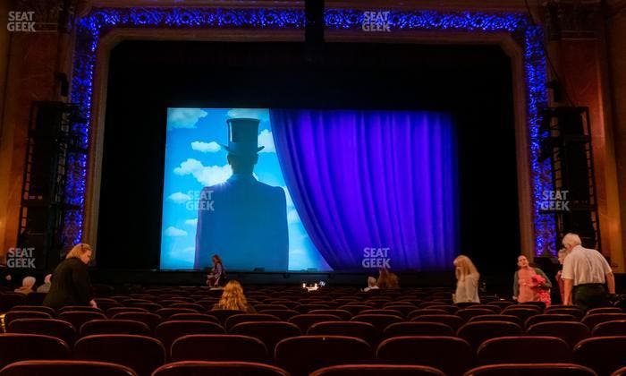 Saenger Theatre - New Orleans - Section Orchestra Center Seat View