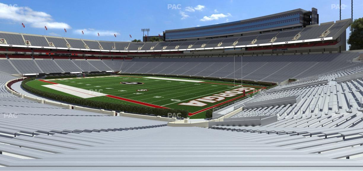 Sanford Stadium - Section 101 Seat View