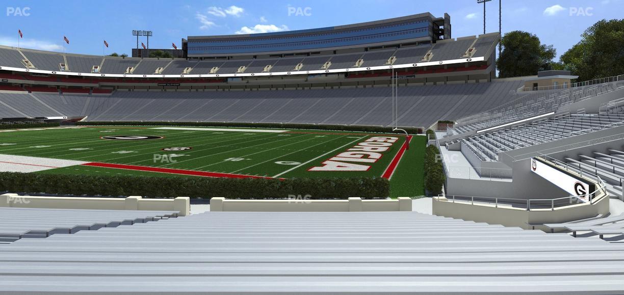 Sanford Stadium - Section 102 Seat View
