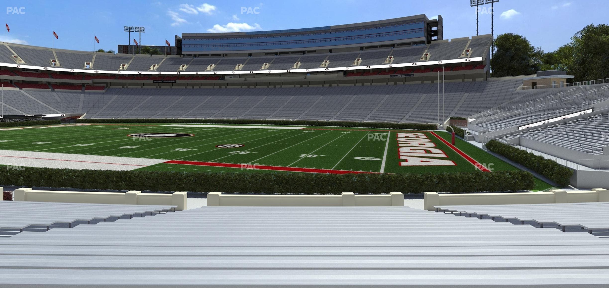 Sanford Stadium - Section 103 Seat View