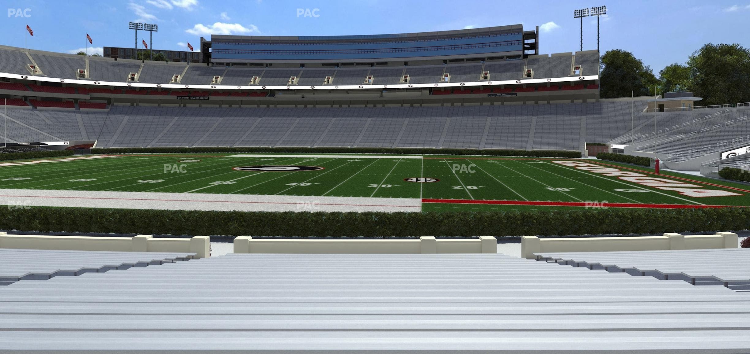 Sanford Stadium - Section 105 Seat View