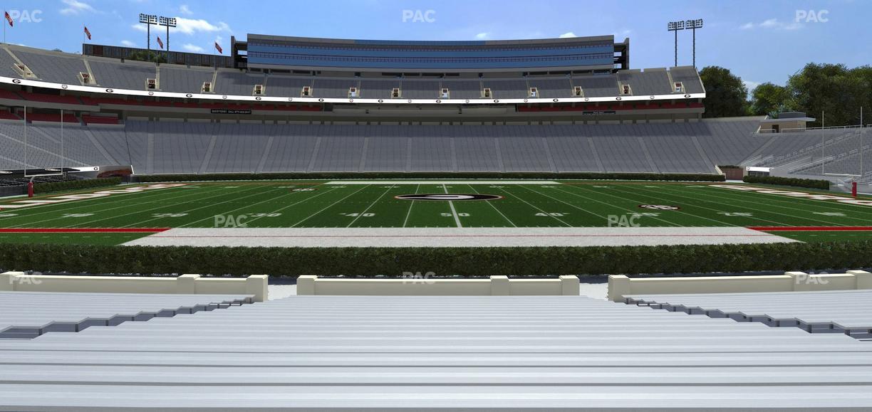 Sanford Stadium - Section 107 Seat View